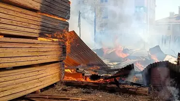 Safranbolu'da Kereste Fabrikası Yangını Kontrol Altına Alındı