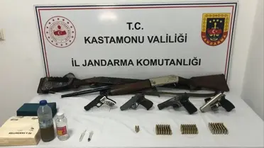 Kastamonu'da Silah Kaçakçılığı Operasyonu