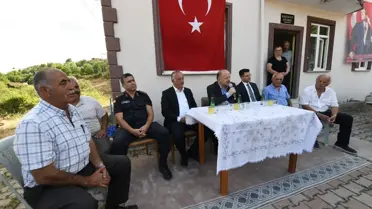 Vali Dallı Bahçecik Köyünü Ziyaret Etti
