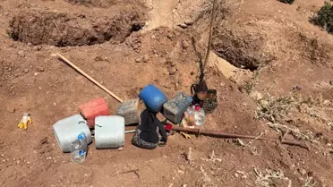 Kayseri'de Kaçak Kazı Yapan 4 Kişi Dronla Yakalandı