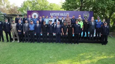 Kayseri'de Rütbe ve Ödül Töreni Düzenlendi
