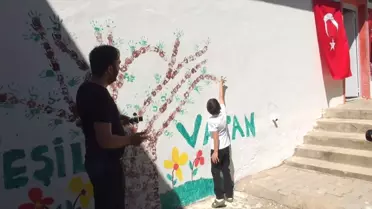 Öğrencilerden 'Yeşil Vatan' Etkinliği
