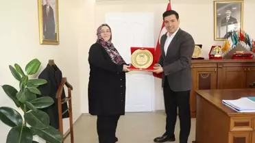 Keban'da Yargı Mensuplarından Veda Ziyareti
