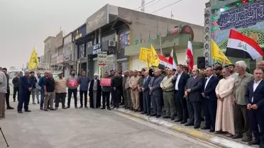 Kerkük'te İran Destek Gösterisi