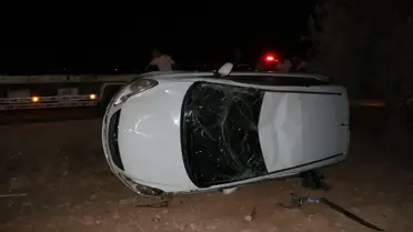 Kilis'te Otomobil Devrildi: 1 Yaralı