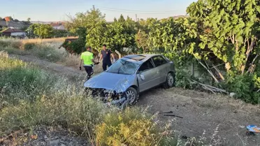 Kırıkkale'de Otomobil Devrildi: Sürücü Yaralı