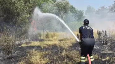 Lüleburgaz'da Yangın Kontrol Altına Alındı