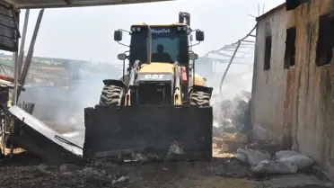 Lüleburgaz'da Yangın Söndürüldü