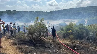Kırklareli'nde Orman Yangını Söndürüldü
