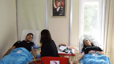 Emniyet Müdürlüğü'nden Kan Bağışı
