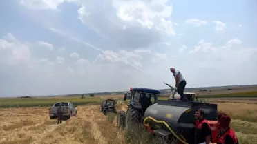 Kırklareli'de Hasat Kontrolleri Sürüyor