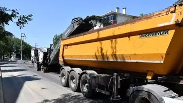 Lüleburgaz'da Yol ve Kaldırım Çalışmaları