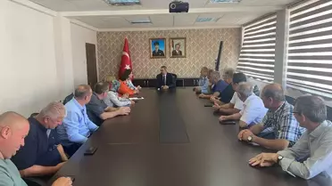 Yeni Kaymakam Özderin'e Ziyaretler Devam Ediyor