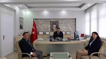 Vize Kaymakamı'ndan Yeni Müdüre Ziyaret