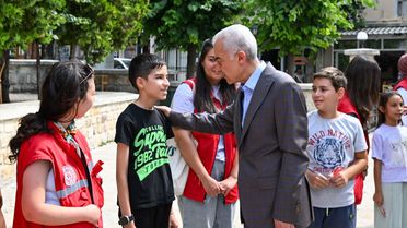 Vali Turan Kuran Kursu Öğrencileriyle Buluştu