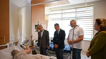 Vali Turan'dan Hastane Ziyareti