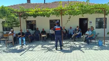 Jandarma Yangın Öncesi Bilgilendiriyor