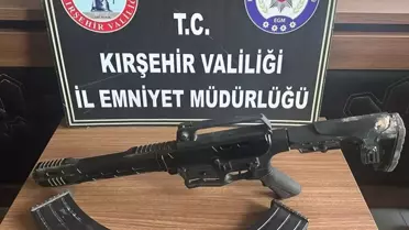 Kırşehir'de Ruhsatsız Silah Operasyonu