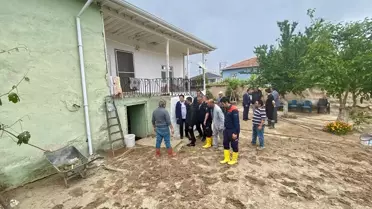 Toklumen Köyü'nde Sel Hasarı İncelemesi