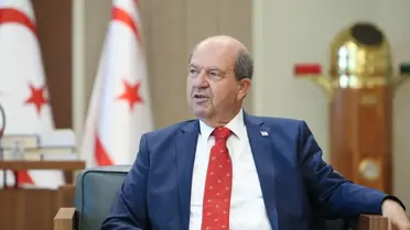 KKTC Cumhurbaşkanı Tatar, BBP Genel Başkanı Destici'yi kabul etti