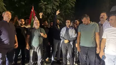 KKTC'de İsrail Saldırısına Protesto