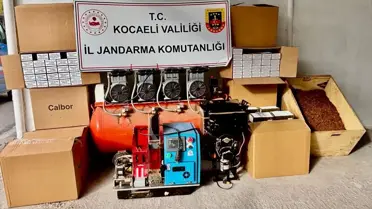 Körfez'de Kaçak Makaron Operasyonu