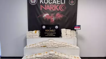 Kocaeli'de Uyuşturucu Operasyonu: 82 Kilogram Ele Geçirildi