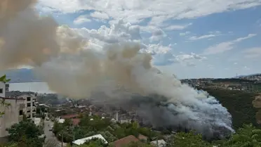 İzmit'te Ağaçlık Alanda Yangın Kontrol Altına Alındı