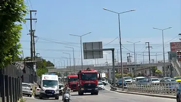 Gebze'de Çelik Döküm Fabrikasında Yangın
