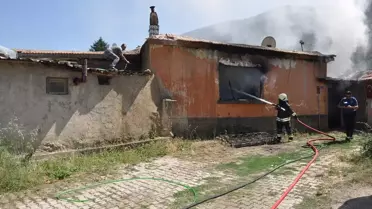 Akşehir'de Yangında Bir Kişi Hayatını Kaybetti