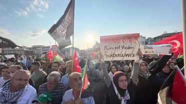 Konya'da Gazze İçin Vicdan Yürüyüşü