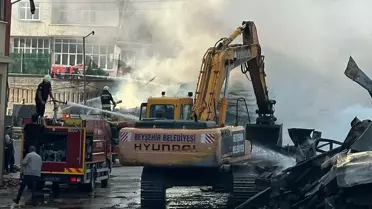 Beyşehir'de Silah Fabrikasında Yangın