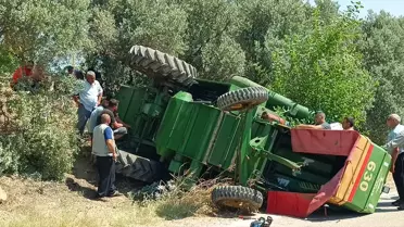 Kozan'da Biçerdöver Devriği: 2 Yaralı