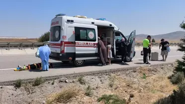Kütahya'da Araç Devrildi, 4 Kişi Yaralandı