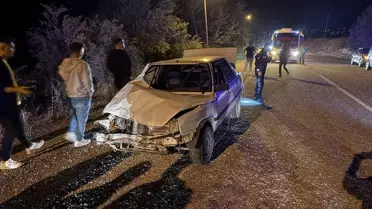 Domaniç'te Trafik Kazası: 1 Yaralı