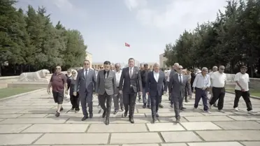Lalapaşa Heyeti Anıtkabir'i Ziyaret Etti