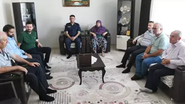 Lapseki'de şehit annesine ziyaret