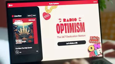 LG'den 'Radio Optimism' Kampanyası