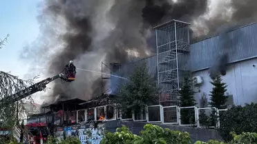 Malatya'da Hırdavat Mağazasında Yangın