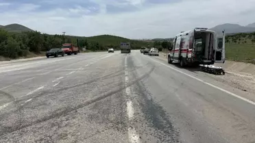 Malatya'da Tek Taraflı Kaza: 1 Yaralı