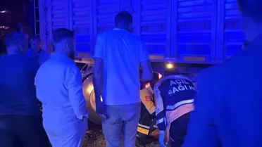 Tırla Motosiklet Çarpıştı: Sürücü Yaralı