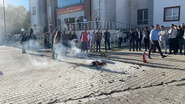 Malazgirt'te Yangın Tatbikatı Yapıldı
