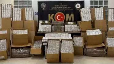 Manisa'da Kaçak Tütün Operasyonu