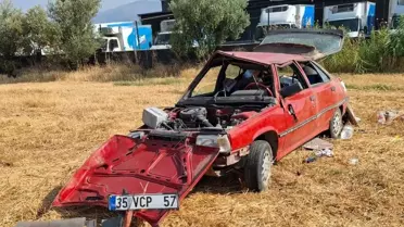 Salihli'de Trafik Kazası: 1 Ölü