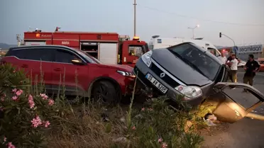 Turgutlu'da Trafik Kazası: 5 Yaralı
