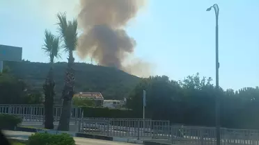 Manisa'da Orman Yangınına Müdahale