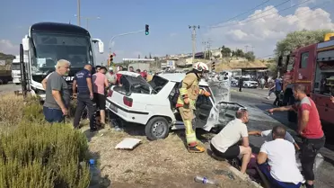 Kula'da Trafik Kazası: Öztürk Çifti Toprağa Verildi