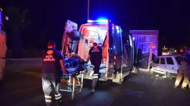 Turgutlu'da Trafik Kazası: 2 Yaralı