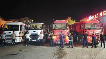 Mardin Belediyesinden Yangın Mücadelesine Destek