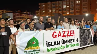 Mardin'de Gazze İçin Protesto Yürüyüşü